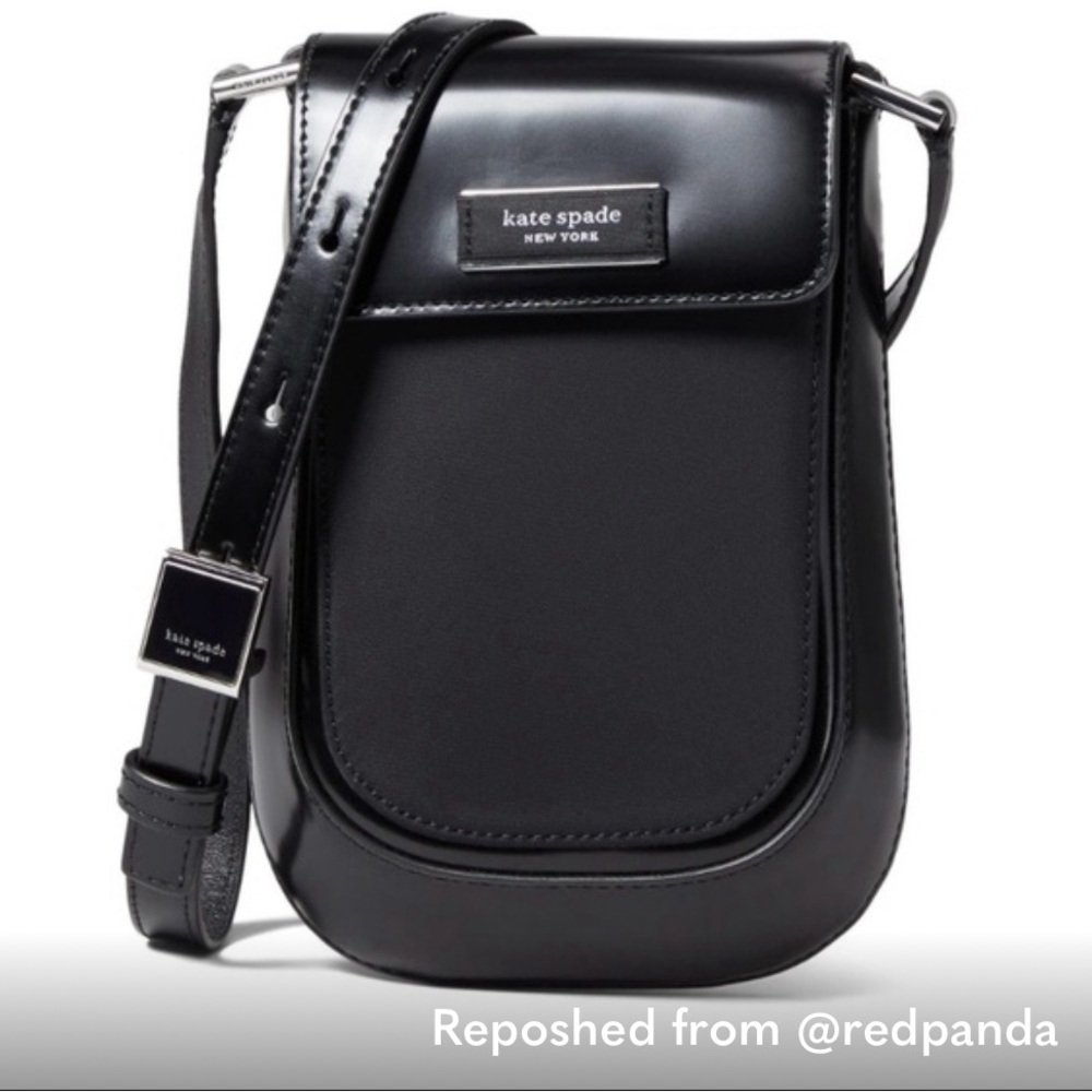 Kate Spade Sam Icon North South Crossbody - Black